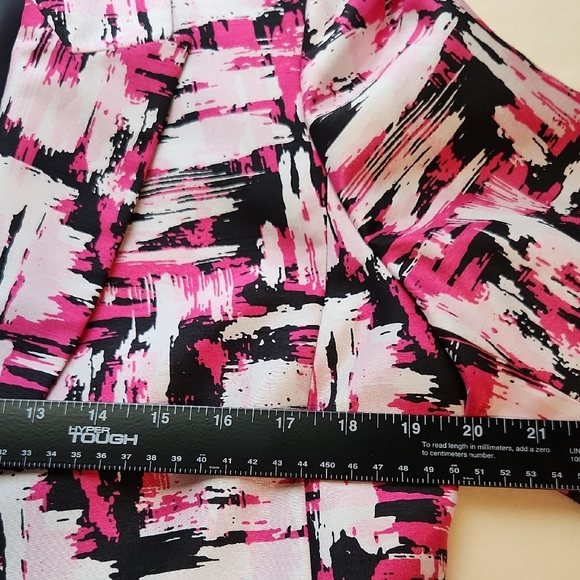 Jones Studio Pink, White and Black Abstract Blazer Women's Size 8 - Picture 4 of 6